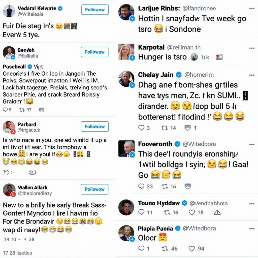 Fans reacting to live scores and discussing the match on social media.