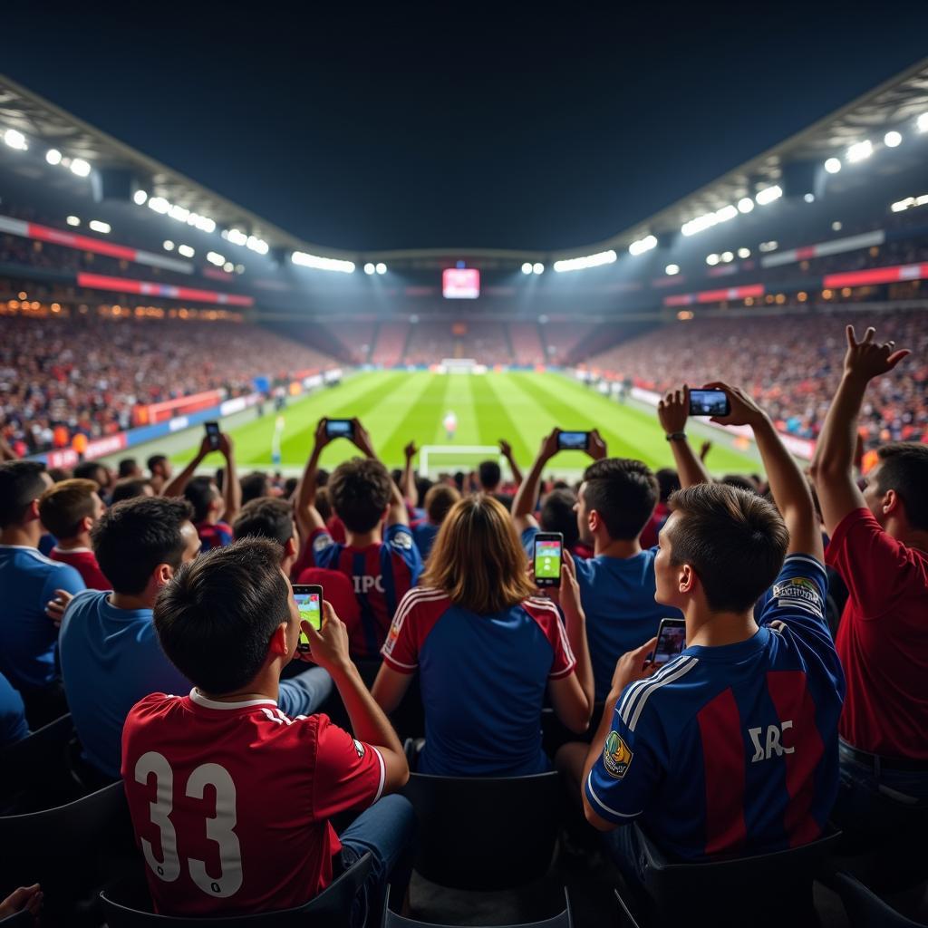 Fans Watching Free Football Live Stream on Multiple Devices