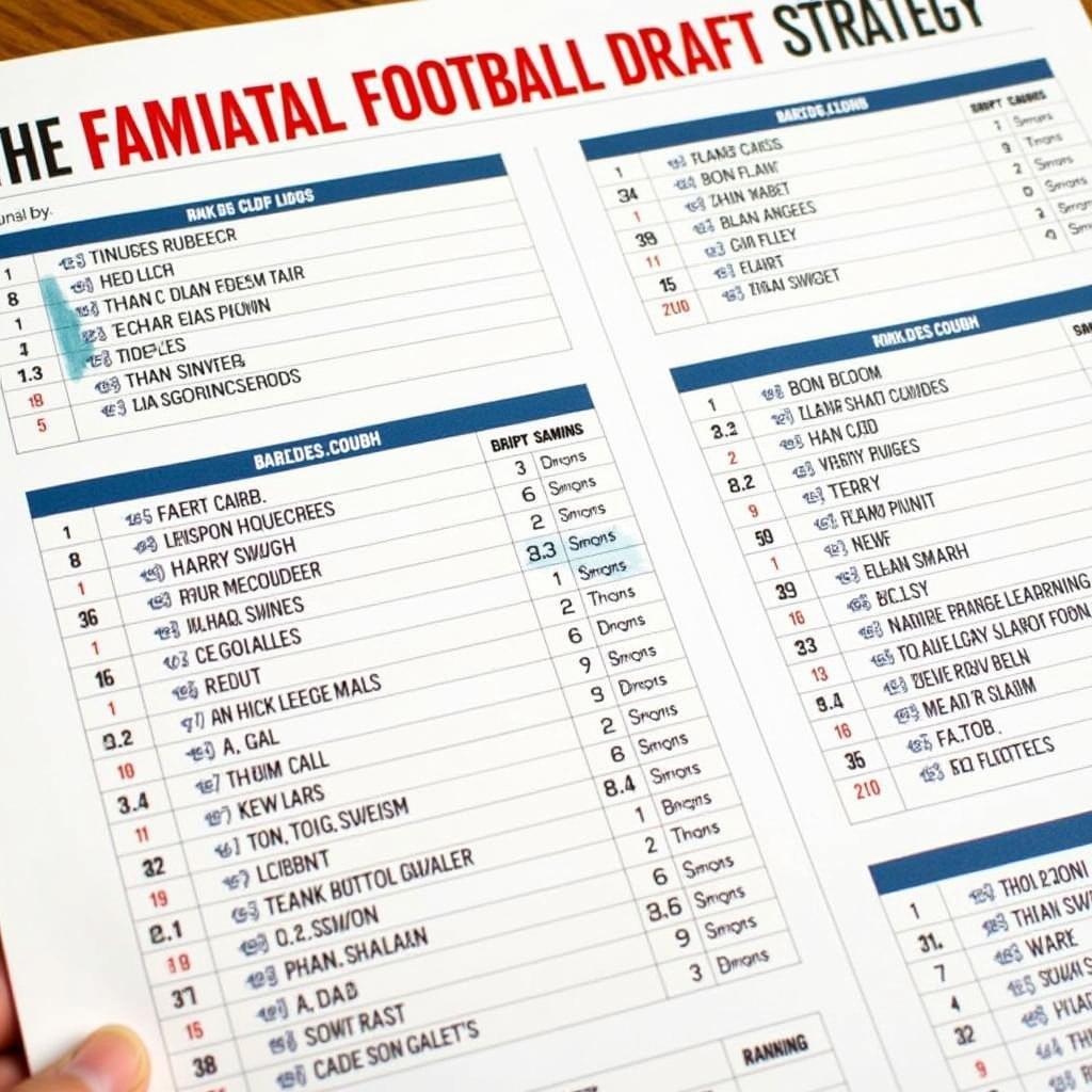 Fantasy Football Draft Strategy Guide