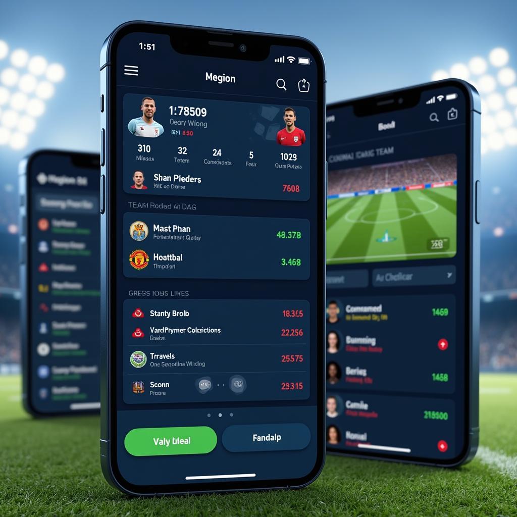 Fantasy Football Live Platform Interface