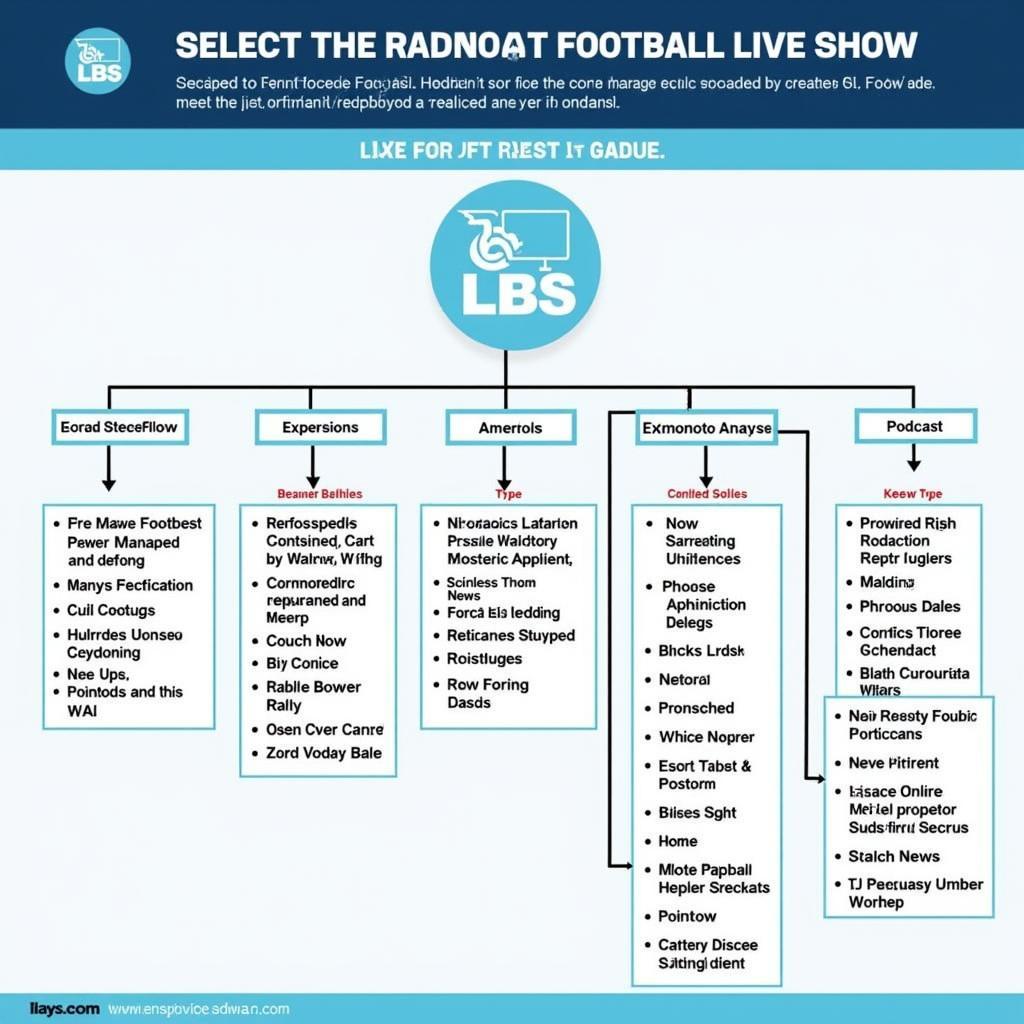 A flowchart outlining the criteria for selecting a fantasy football live show.