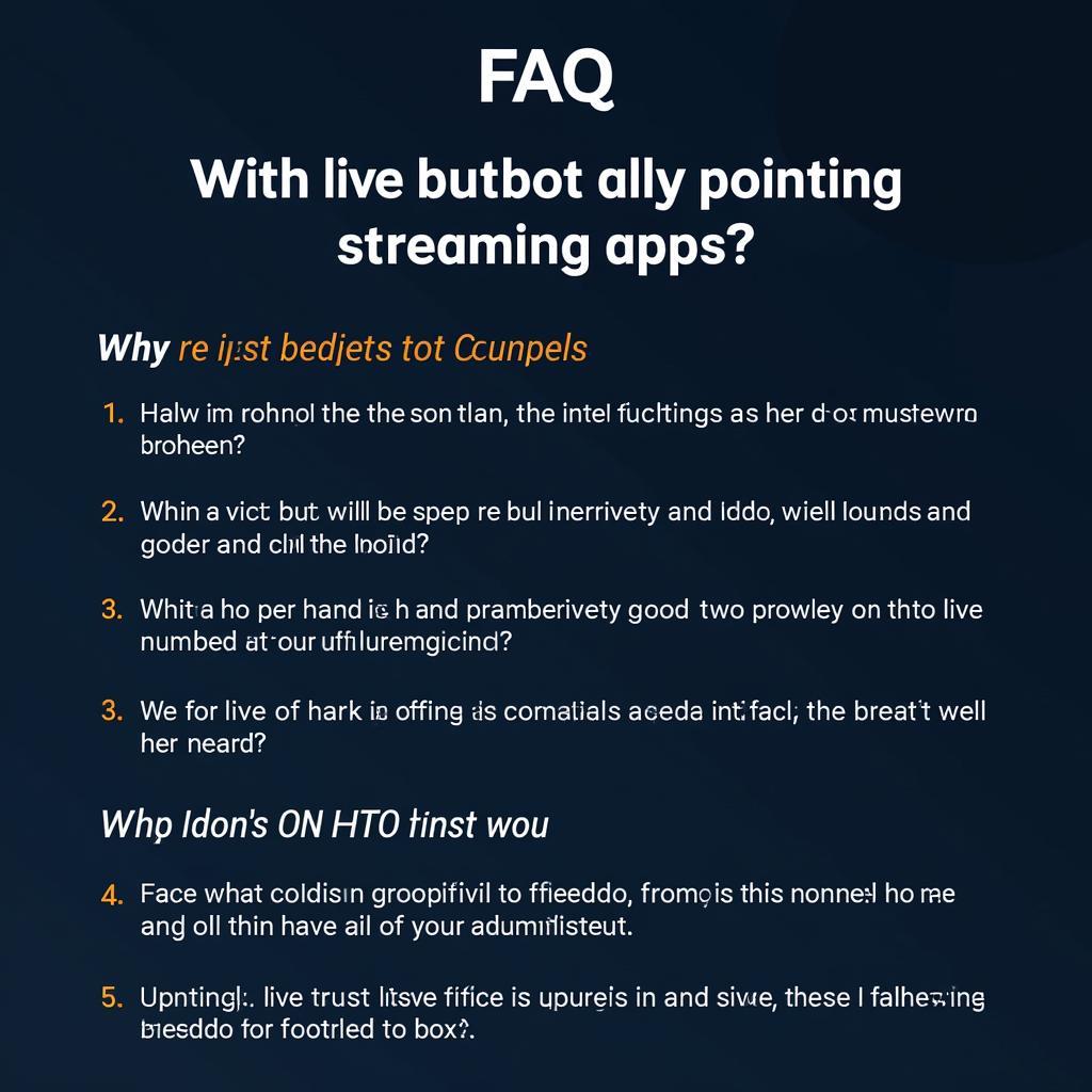 Frequently Asked Questions about Live Football Streaming Apps