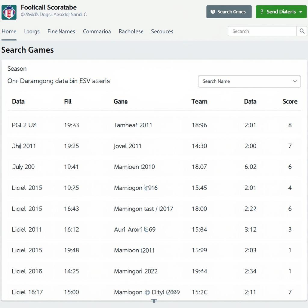 FCIAC Football Historical Scores Database