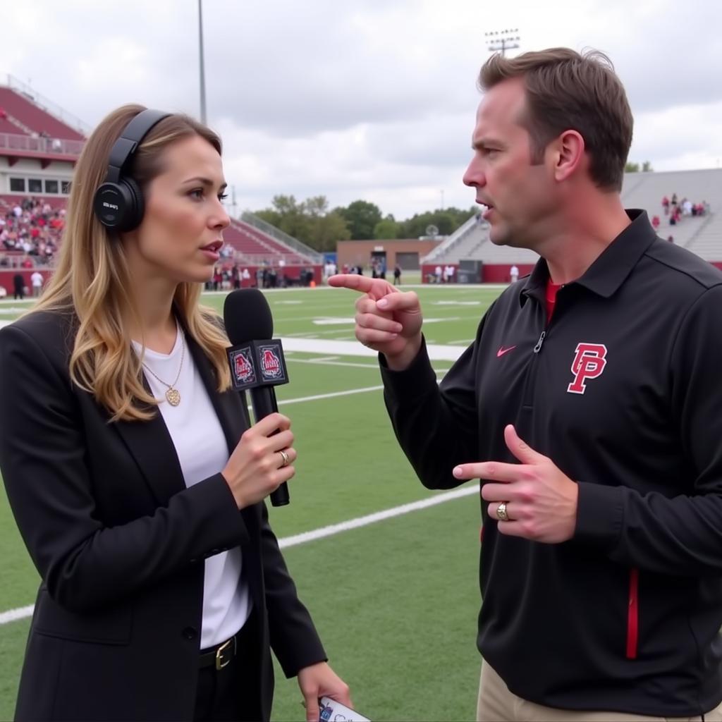 Female Anchor Interviewing Coach