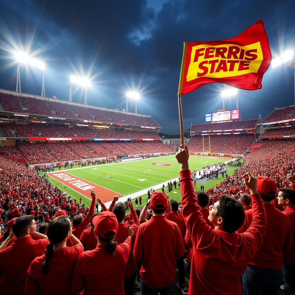 Ferris State Football Game Day Atmosphere