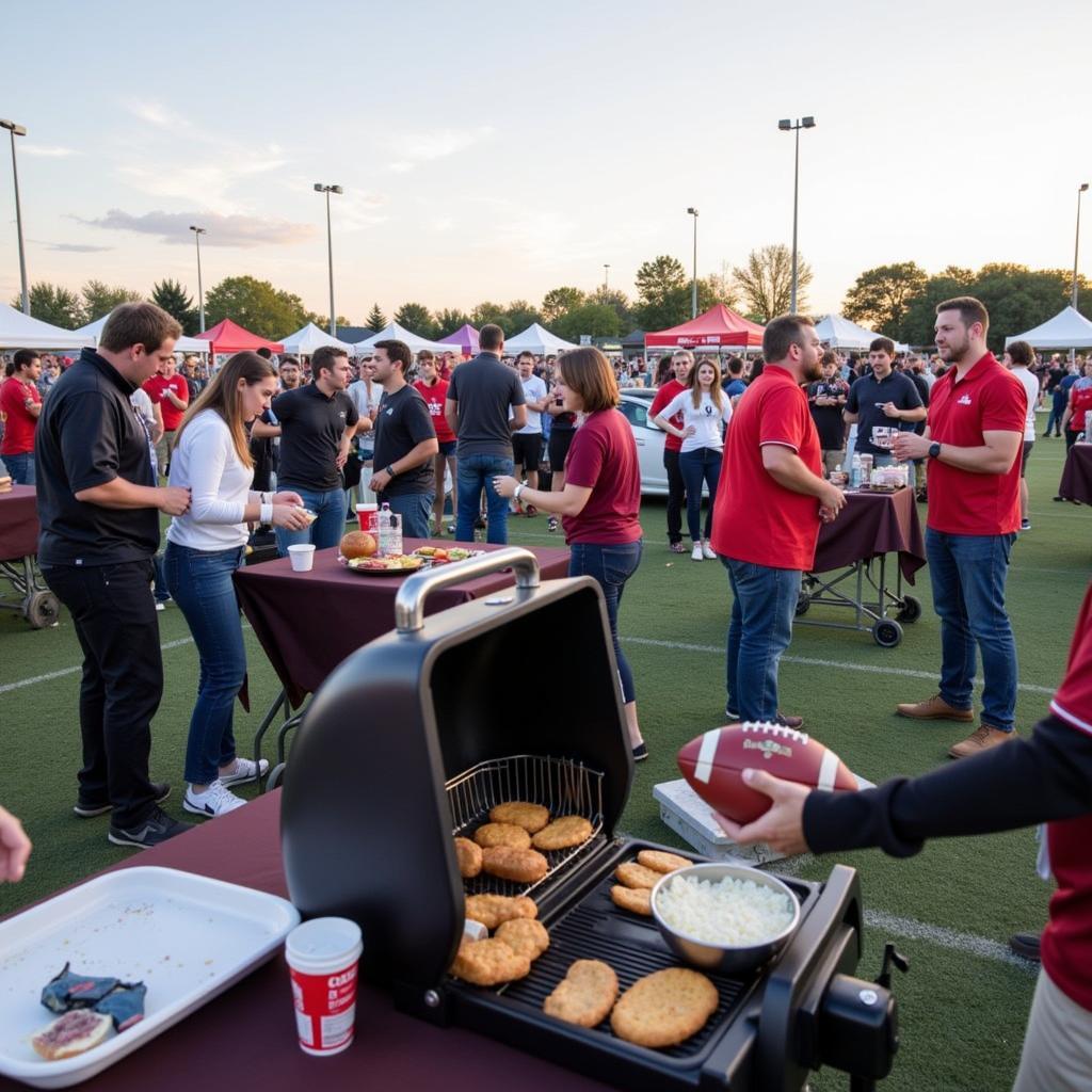 Ferris State Football Tailgating Fun