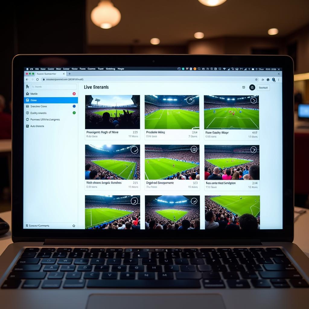 Discovering live football streams from fan cameras online