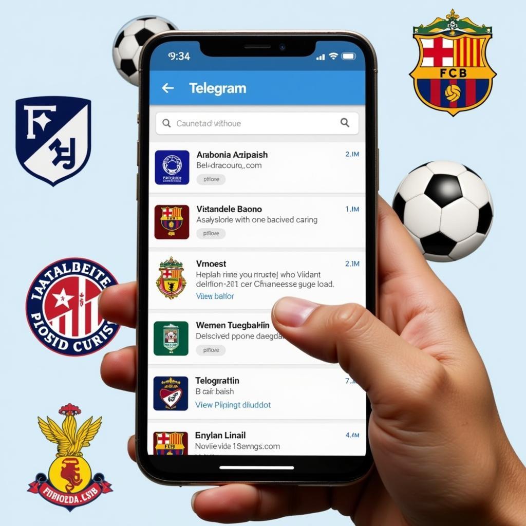 Finding the best football live stream Telegram channels