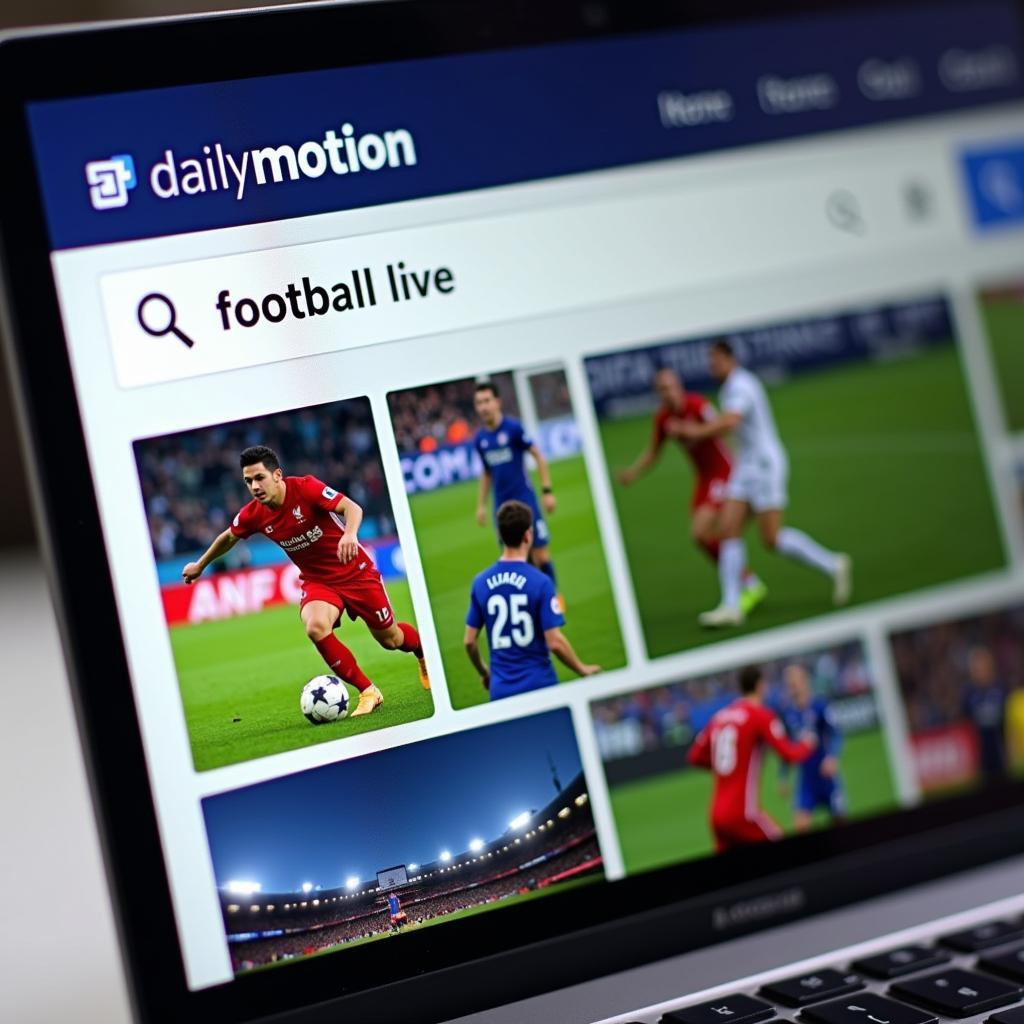 Finding Football Matches on Dailymotion