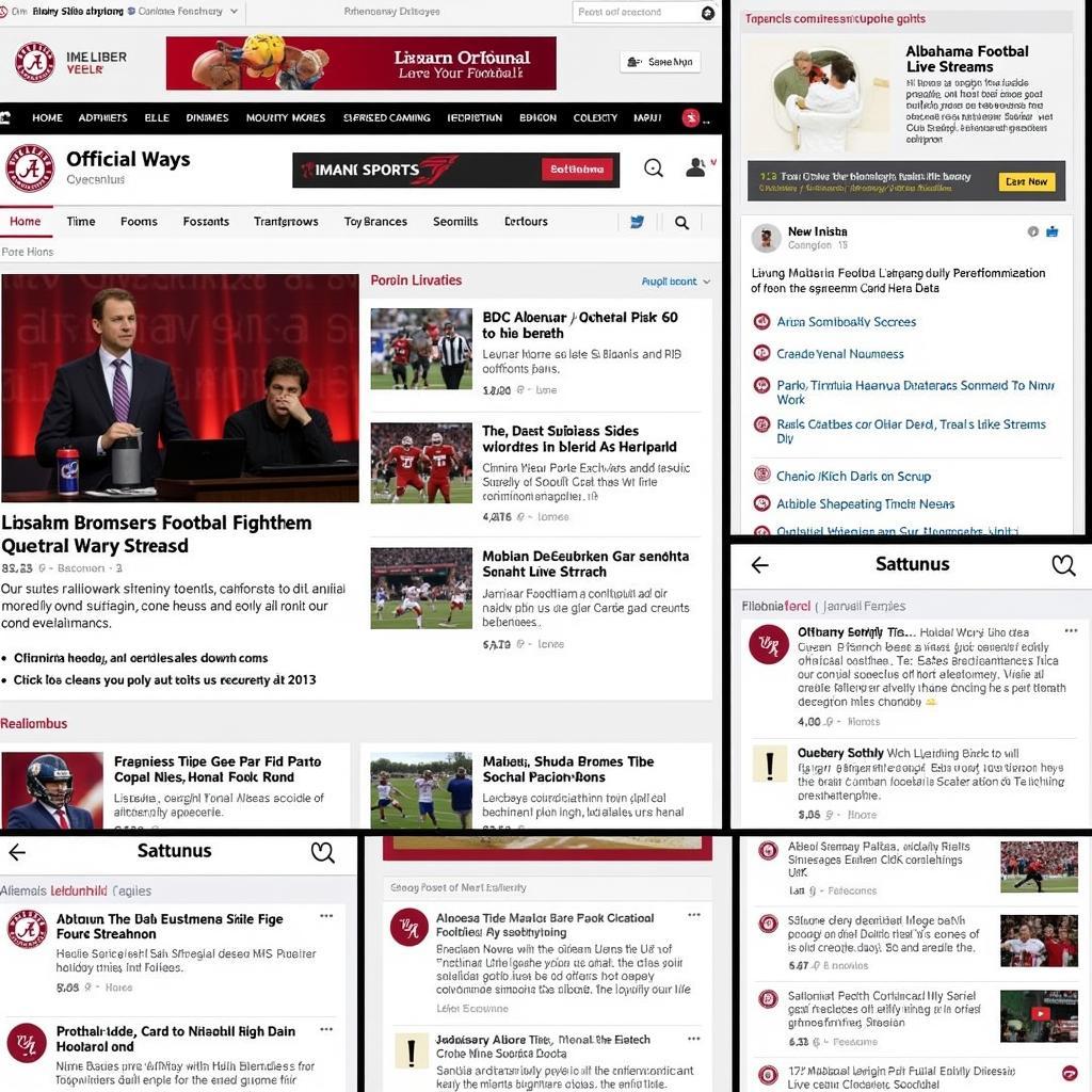 Finding Reliable Alabama Football Live Stream Info