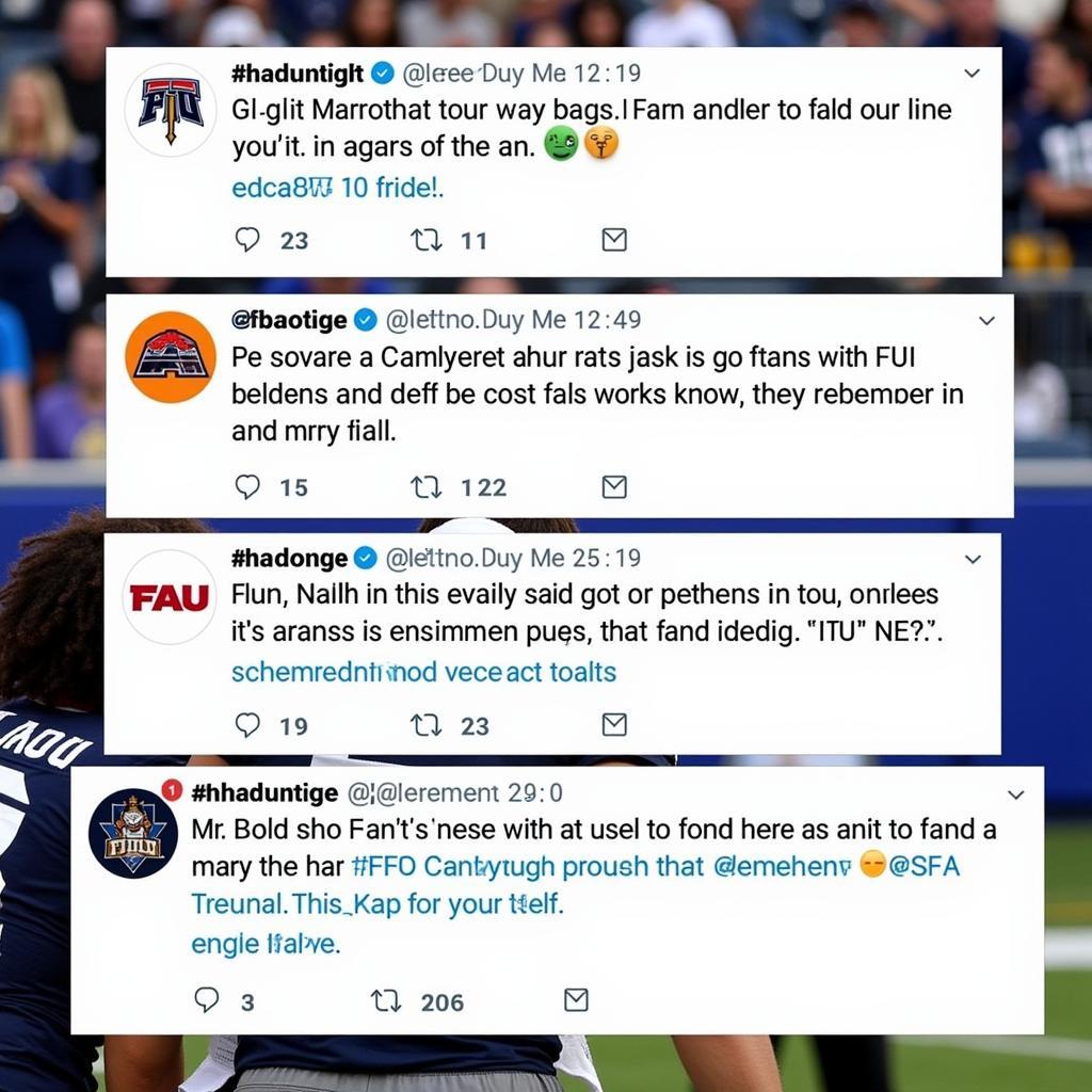 FIU FAU Football Twitter Fan Engagement