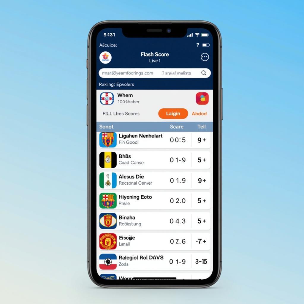 Flash Score Live Football Latest Results Mobile App