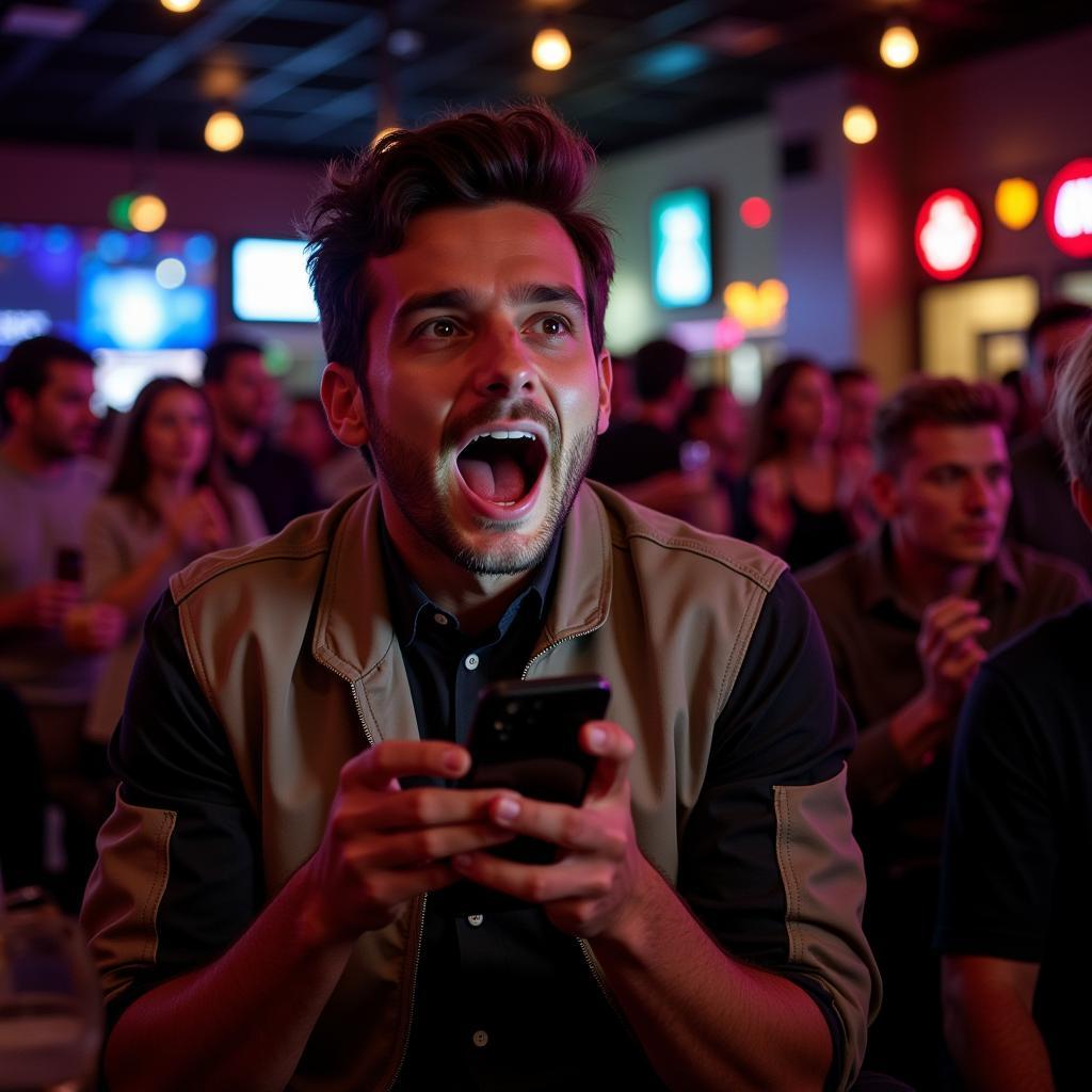 Florida Vanderbilt Football Fan Watching Game