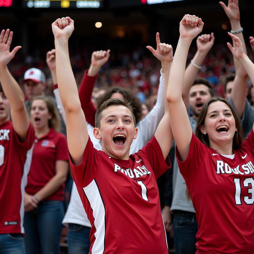 Fond du Lac Cardinals Fans Cheering