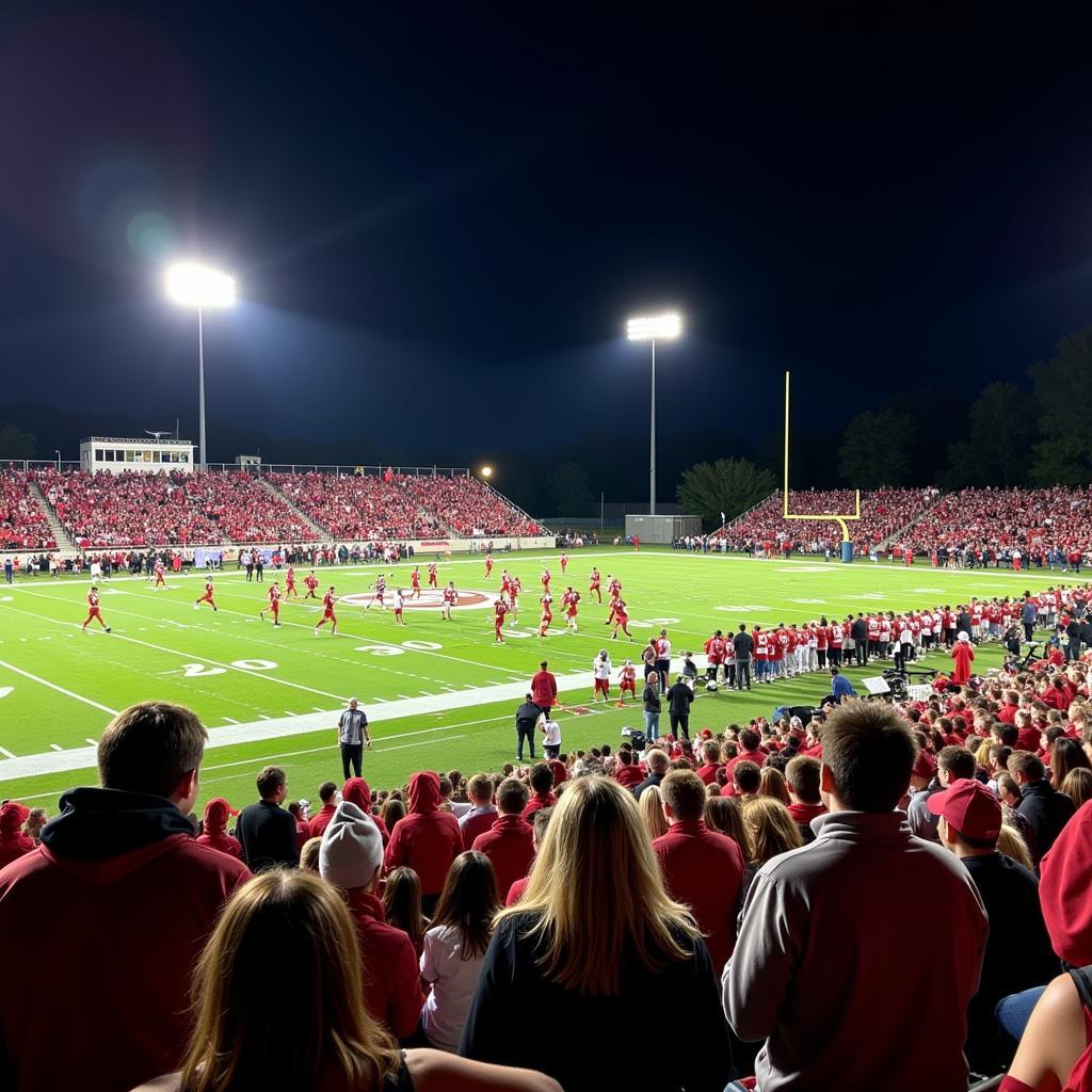 Fond du Lac High School Football Game Action