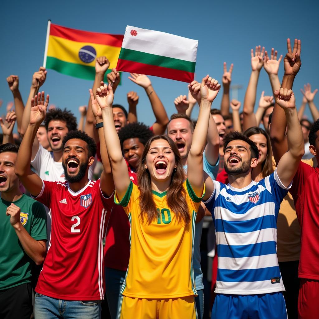 Football Fans Show Global Passion for the Sport