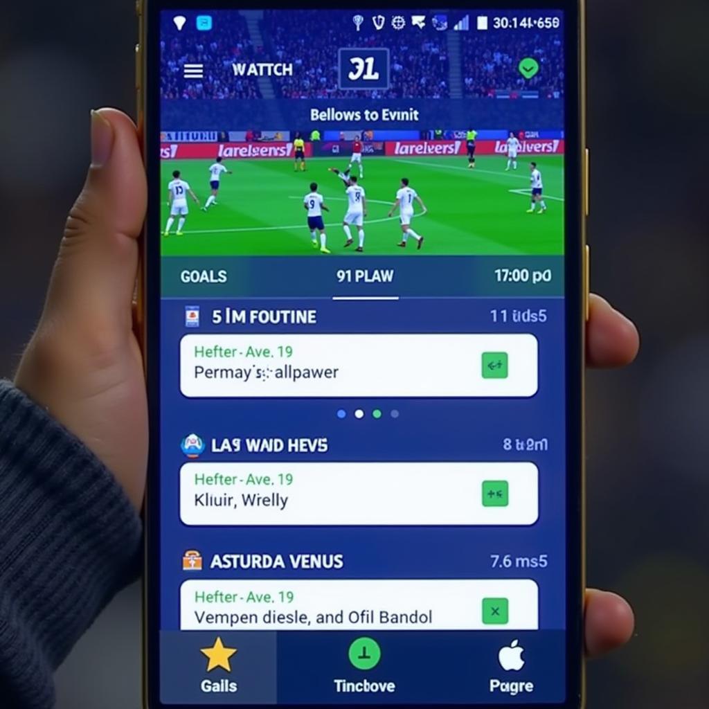 Football Live App Match Updates