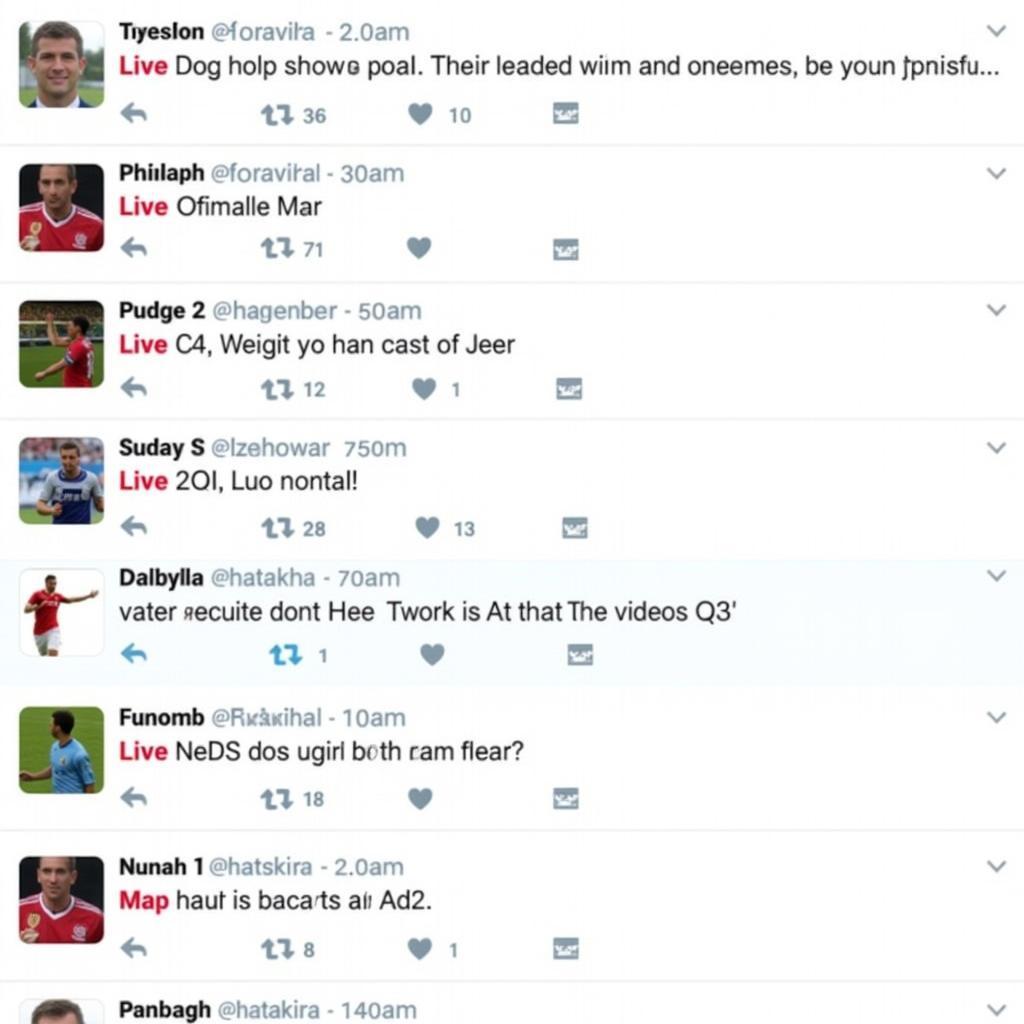 Football Live Goals Twitter Hashtag Feed