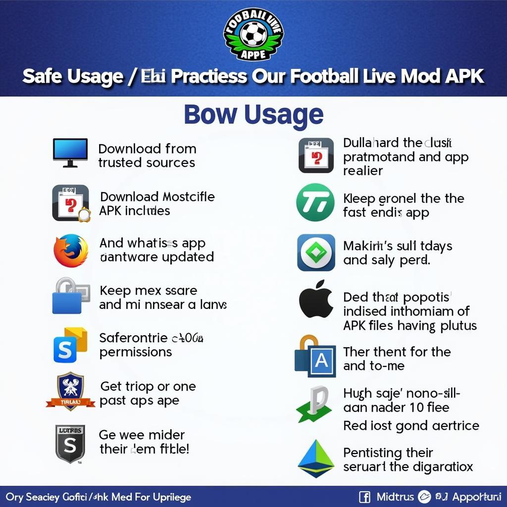 Football Live Mod APK Safe Usage Tips