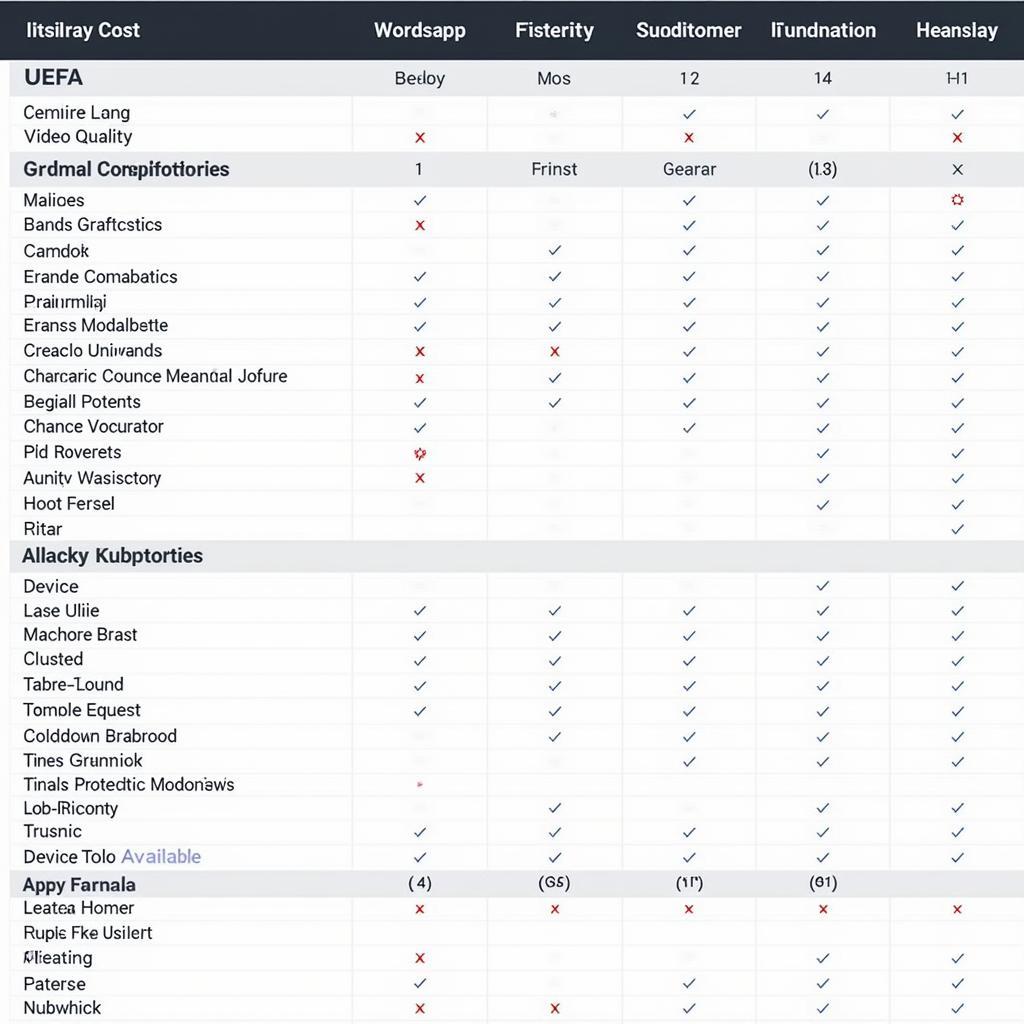 Comparing Streaming Platforms for UEFA Matches