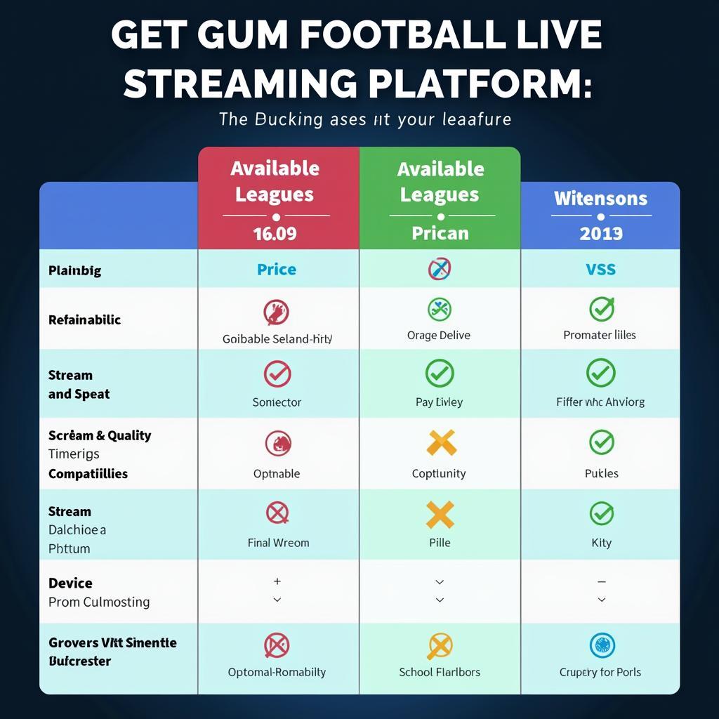 Comparing Football Live Streaming Platforms