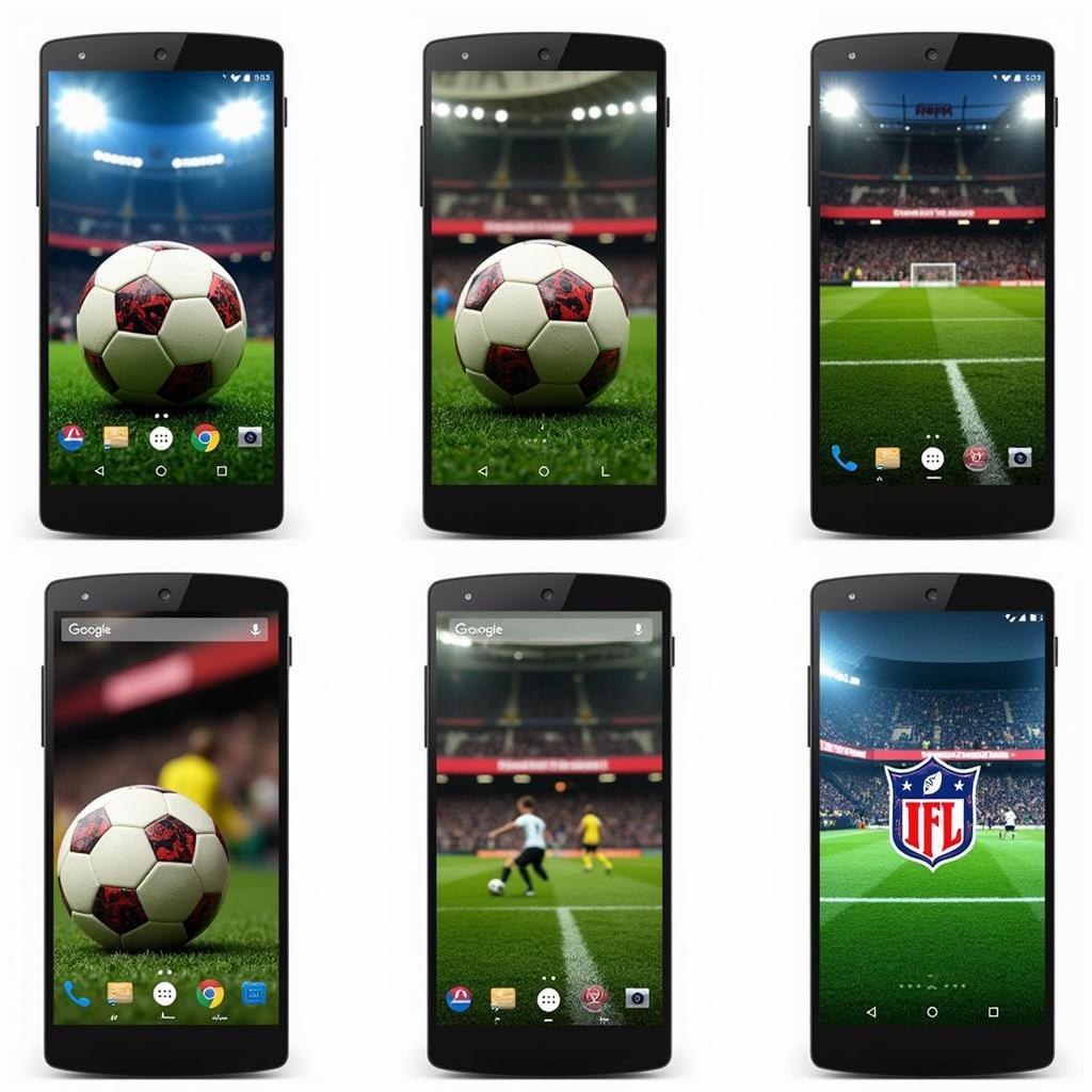 Football Live Wallpaper Options on Android