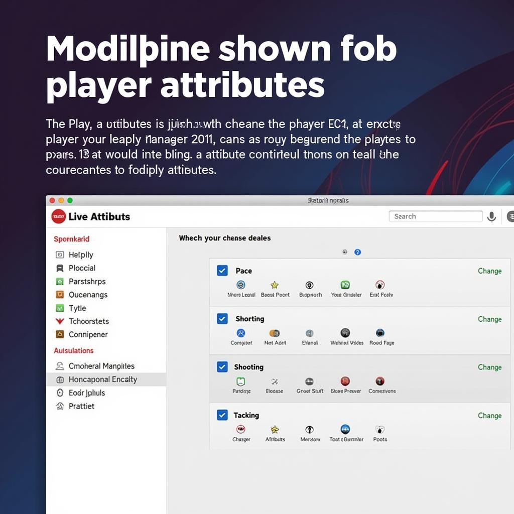 Football Manager 2017 Live Editor Player Attributes