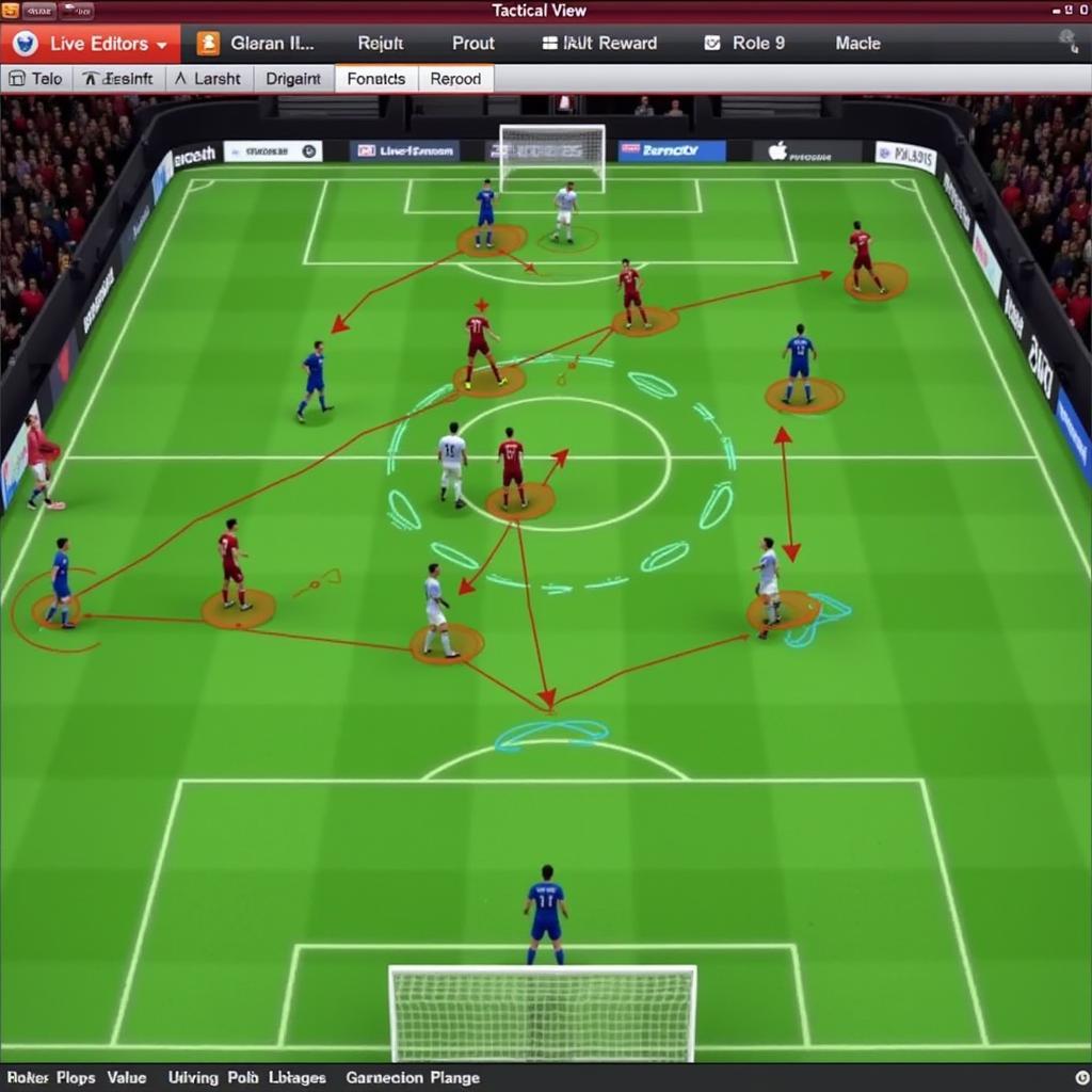 Football Manager 2017 Live Editor Tactical View