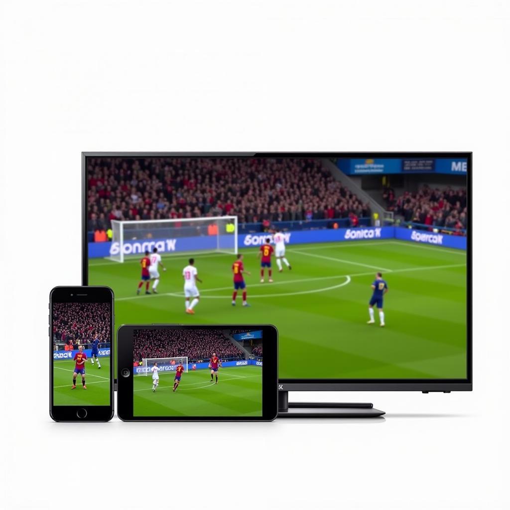 Football Streaming App on Multiple Devices