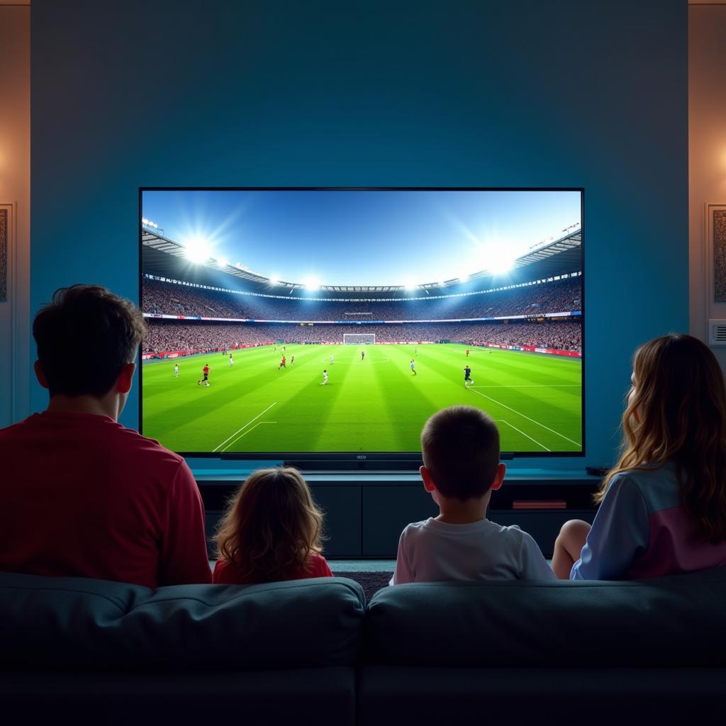 High Definition Football Streaming on TV