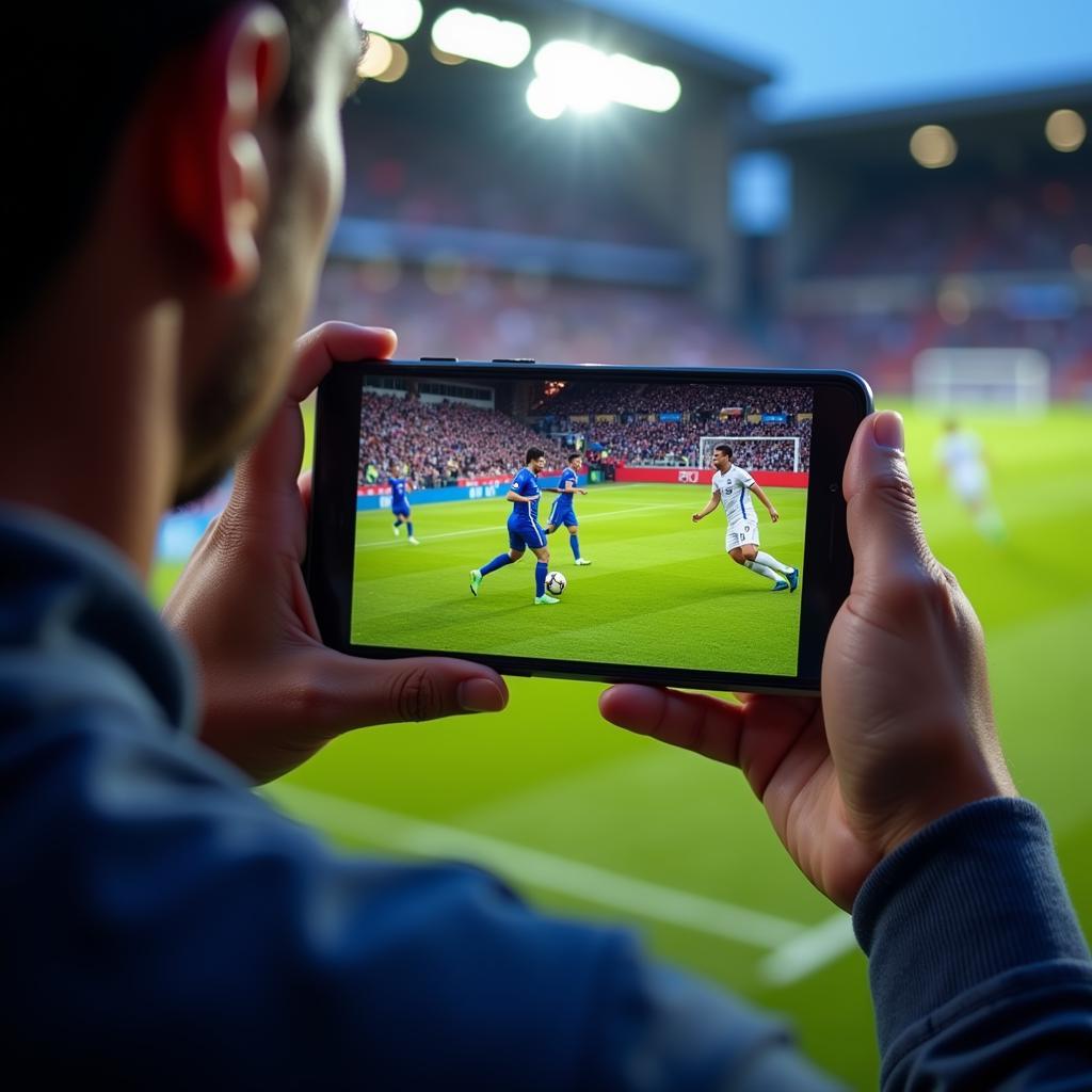 Football TV App Live Streaming on Mobile Device