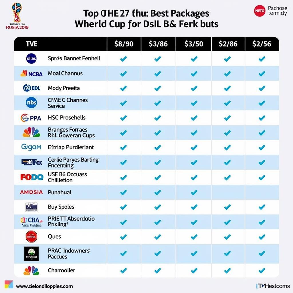 Football World Cup TV Packages in India