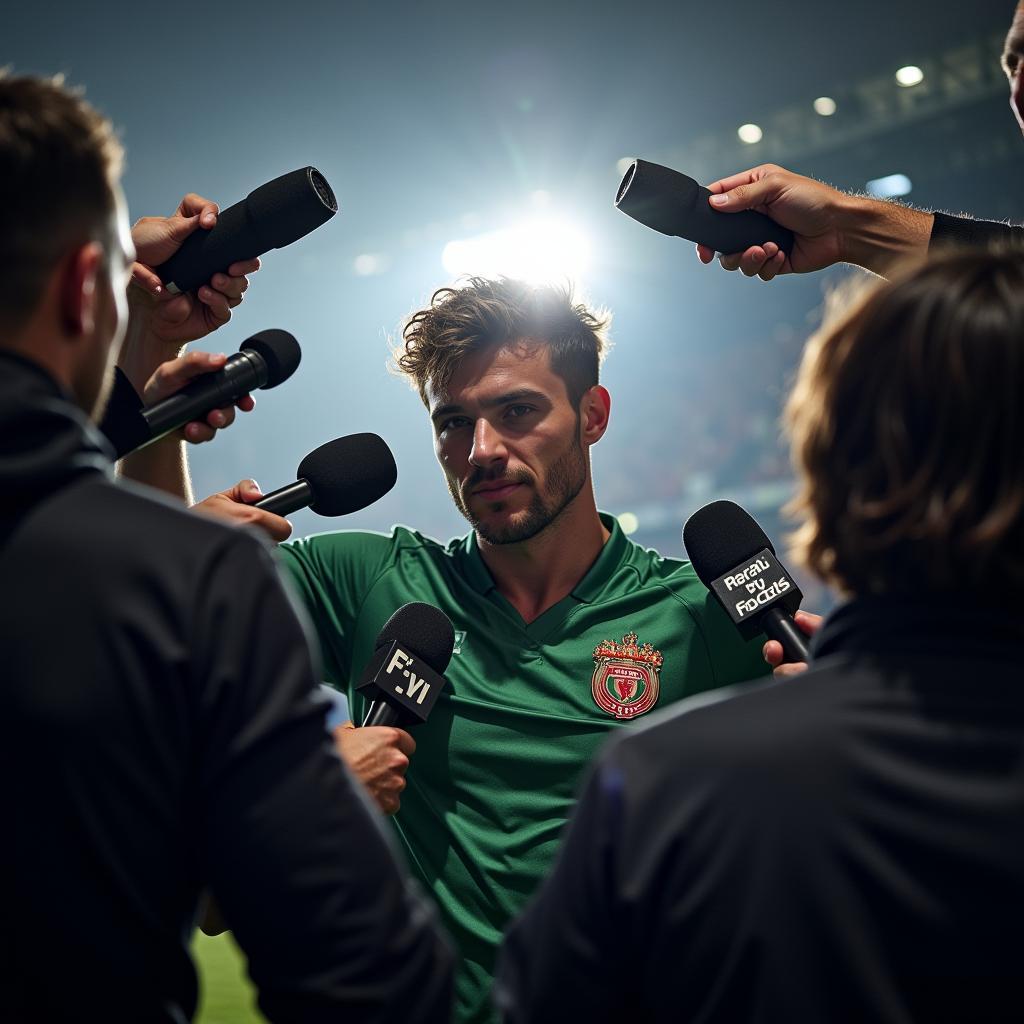 Footballer Facing Intense Media Scrutiny