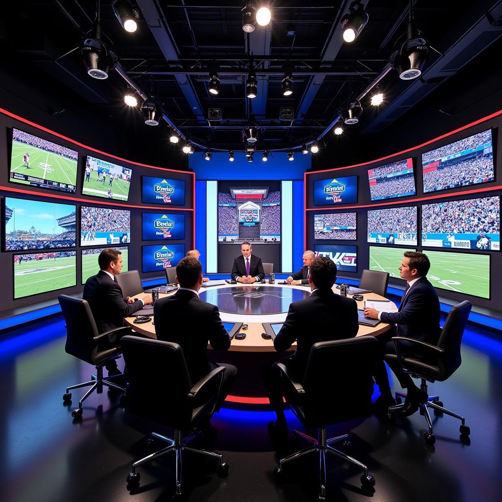 Fox NFL Live Broadcast Studio