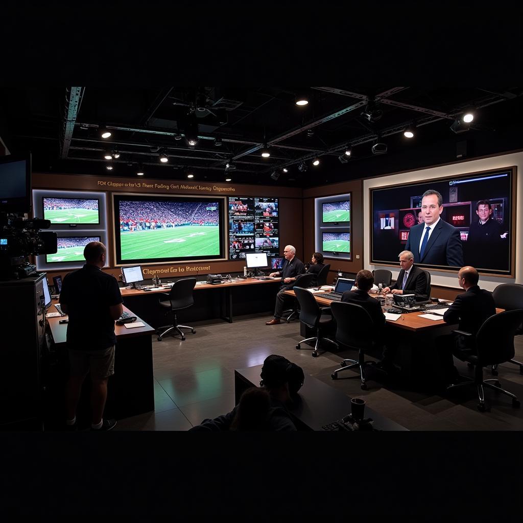 Fox Sports College Football Live Broadcast Studio