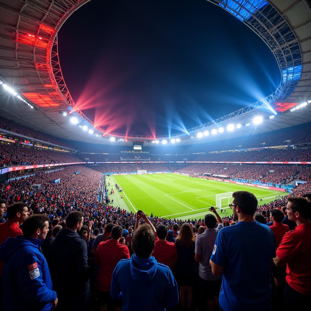 France vs. Greece Football Fans Atmosphere