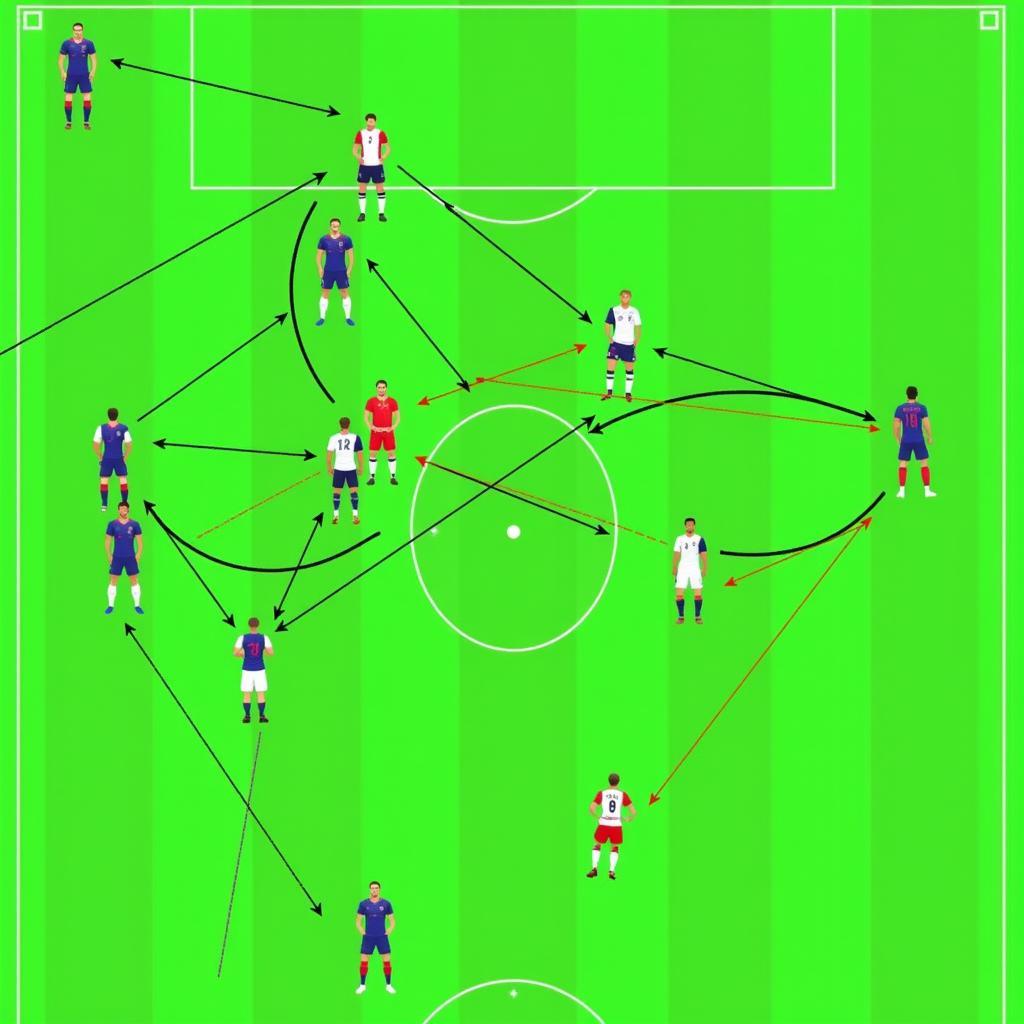 France vs Argentina Tactical Battle on the Field