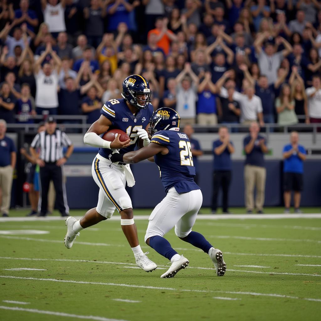 Franklin College Football Game Live Action