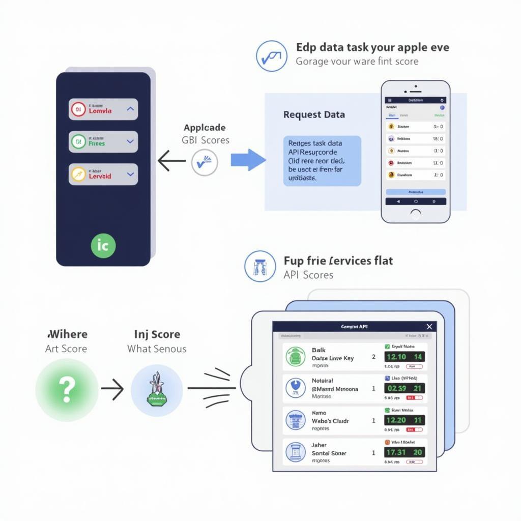 Free Football Live Score API Integration Diagram