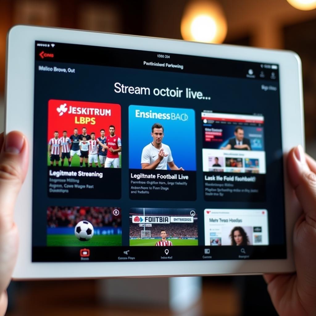 Free Live Football Streaming iPad Options