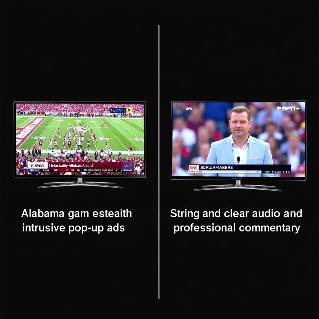 Free vs. Paid Alabama Football Streams