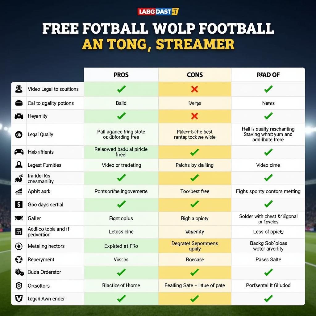 Free vs. Paid Football Streams