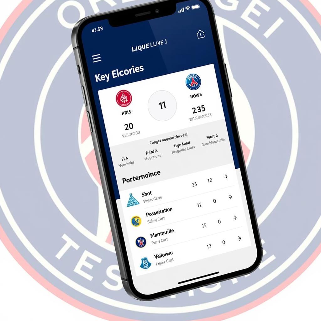 French Football Live Scores Mobile App