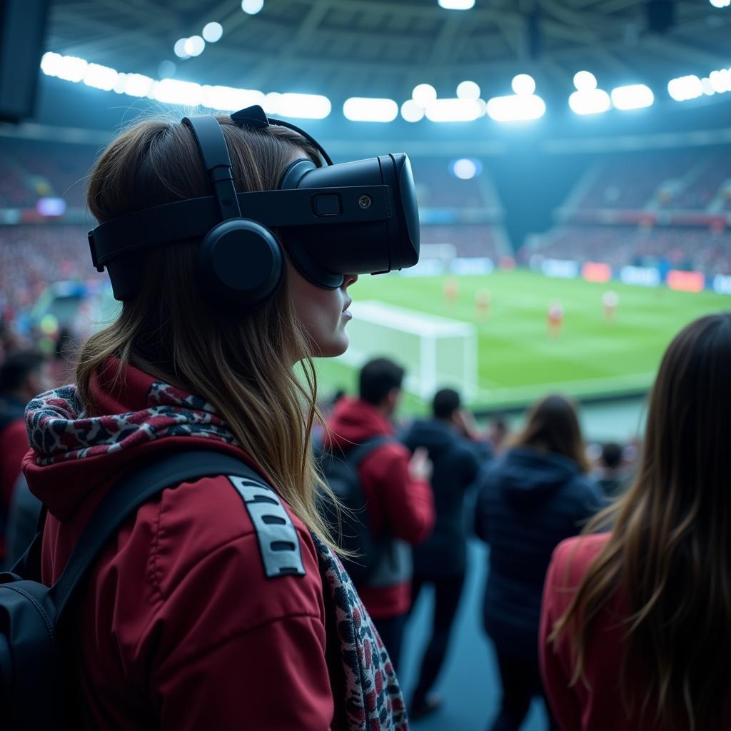 Immersive future of football club live with VR technology