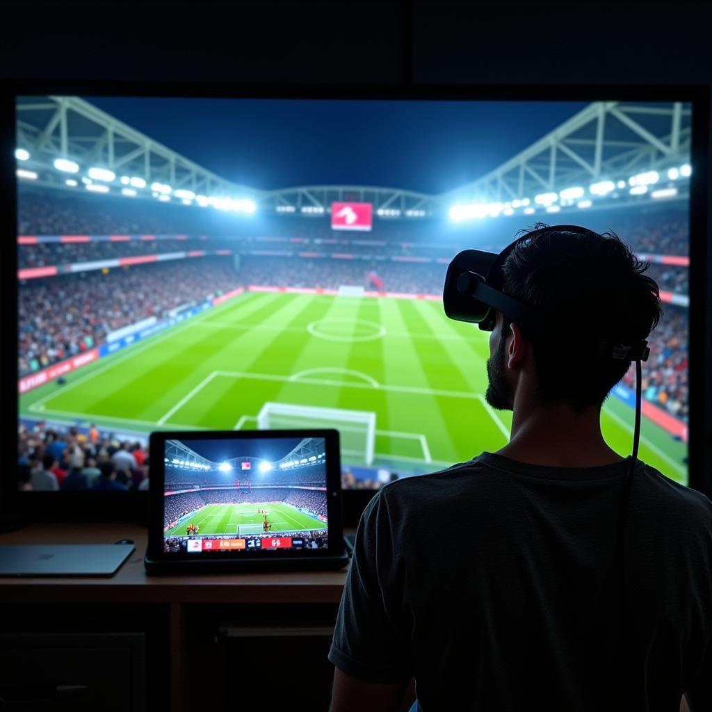 Future of Football Live TV Streaming: VR and AR Integration