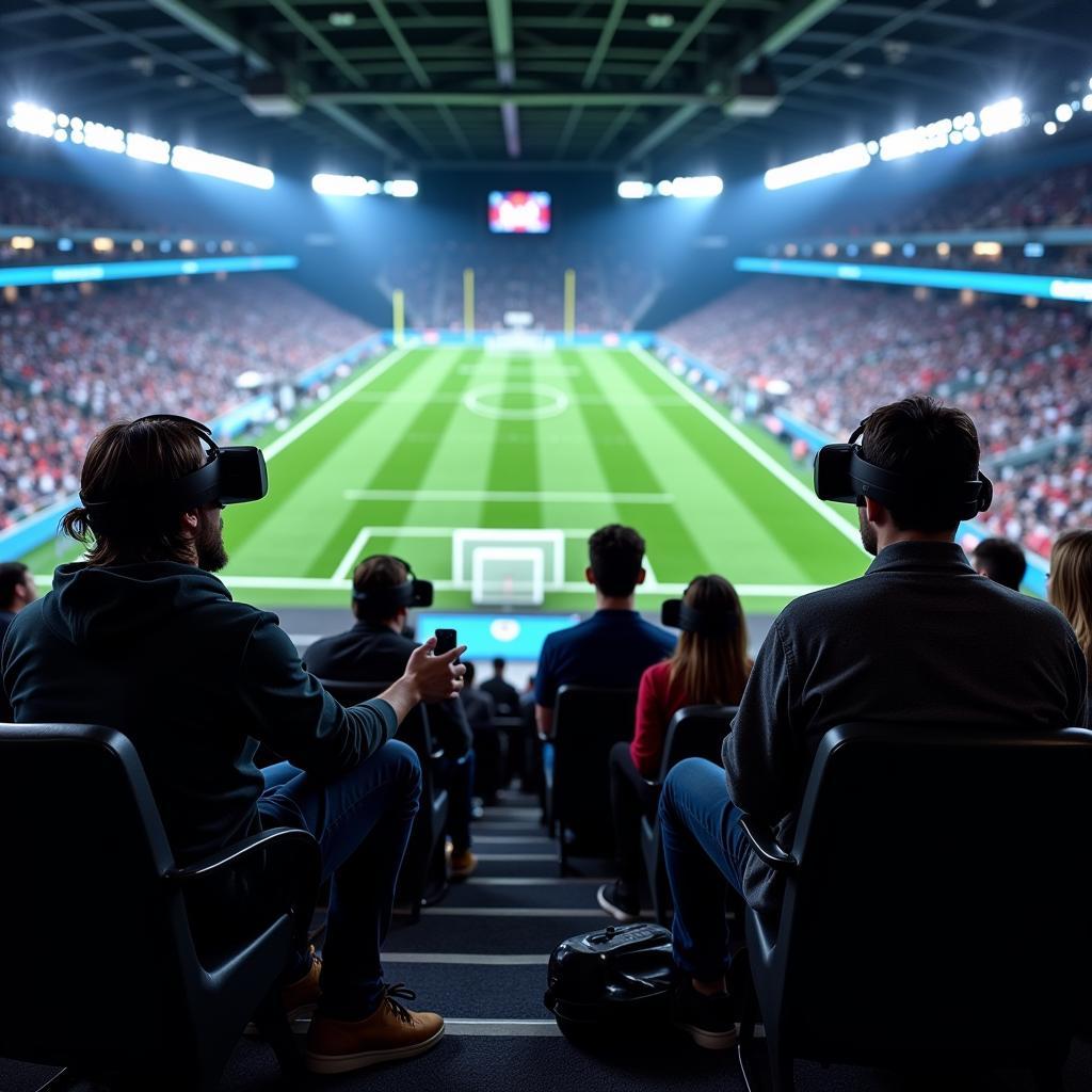 Fans Engaging with VR Football Streaming