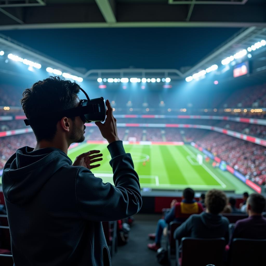 Immersive football streaming experiences with VR technology