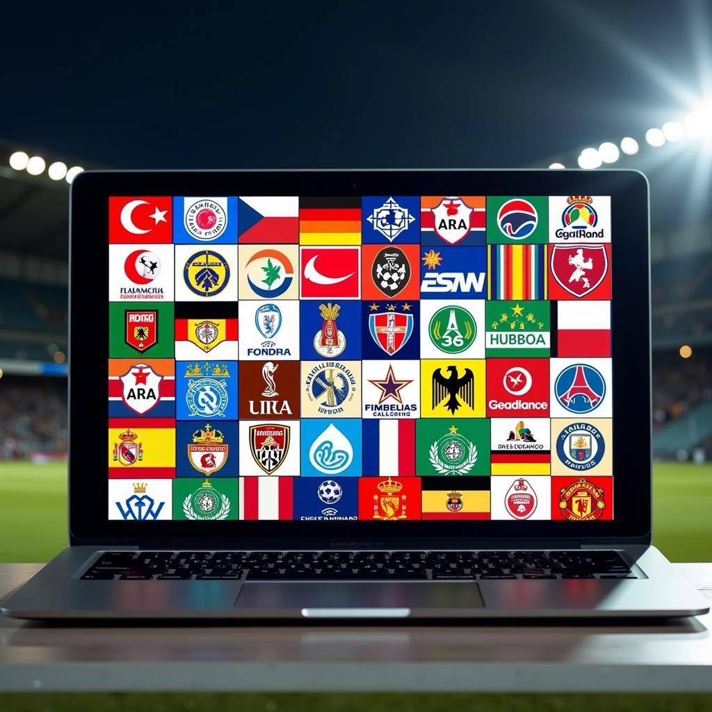 Streaming various football leagues from around the world.