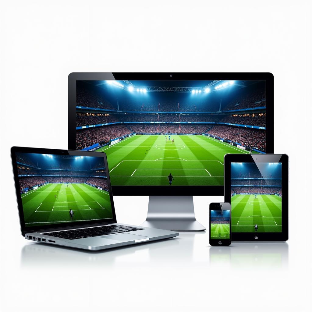 Crystal-clear football streaming on various devices