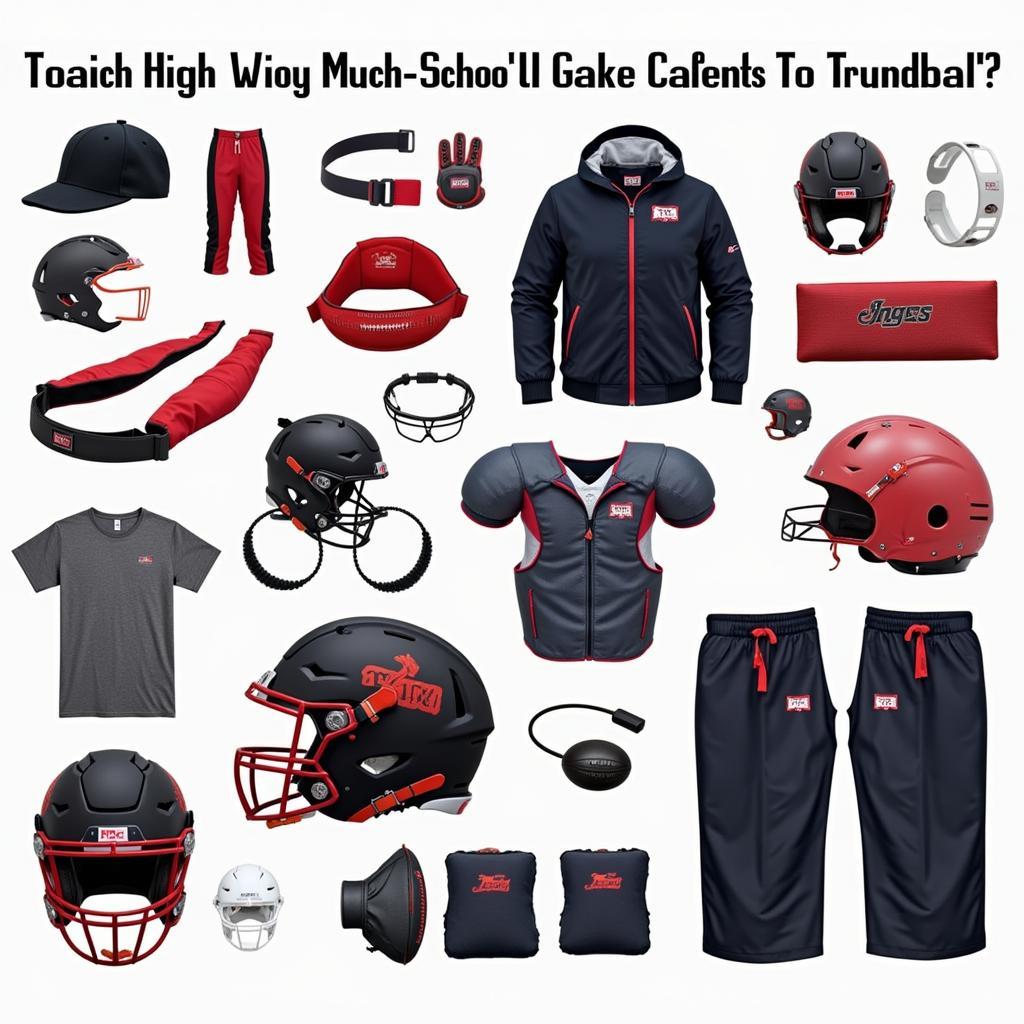 High School Football Training and Safety Equipment